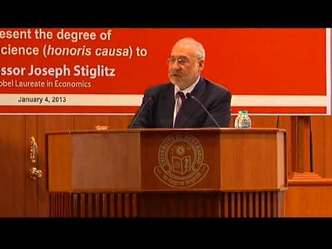Distinguished Lecture by Nobel Laureate Prof. Joseph E. Stiglitz