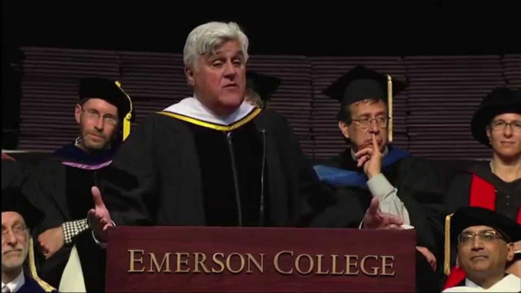Jay Leno at Emerson Commencement 2014