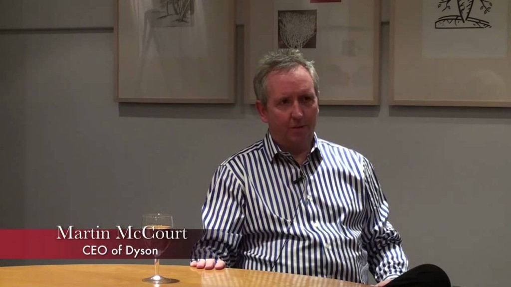 Martin McCourt, CEO of Dyson, interview at UWE