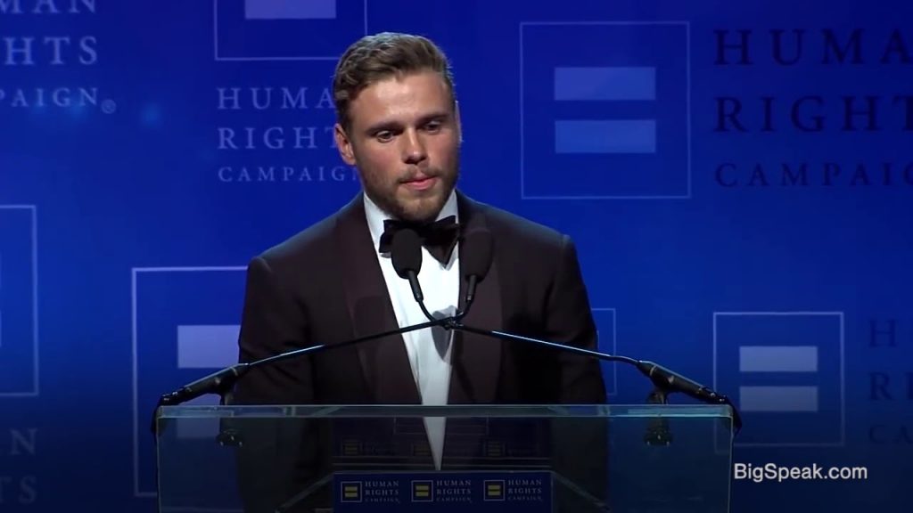 Receives the HRC Visibility Award – Gus Kenworthy