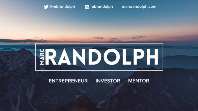 Innovation – Keynote Format – 10 Minutes – Marc Randolph