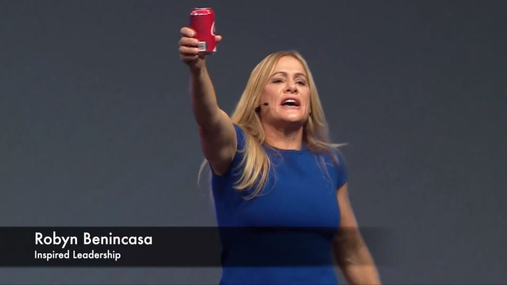Robyn Benincasa: “We want your team to feel like this at the end of a keynote”