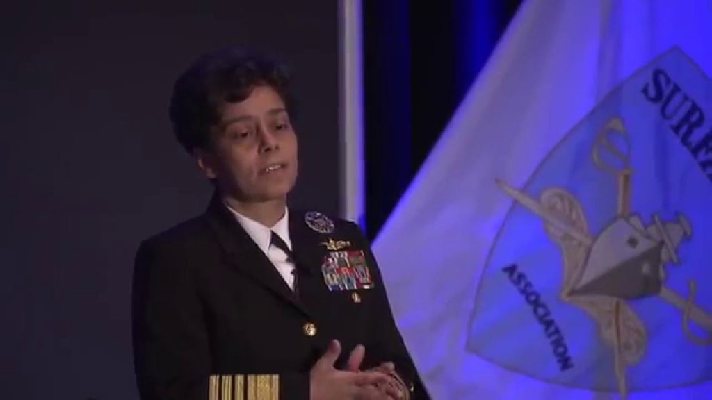 VCNO ADM Michelle Howard delivers a keynote address at Surface Navy 2016