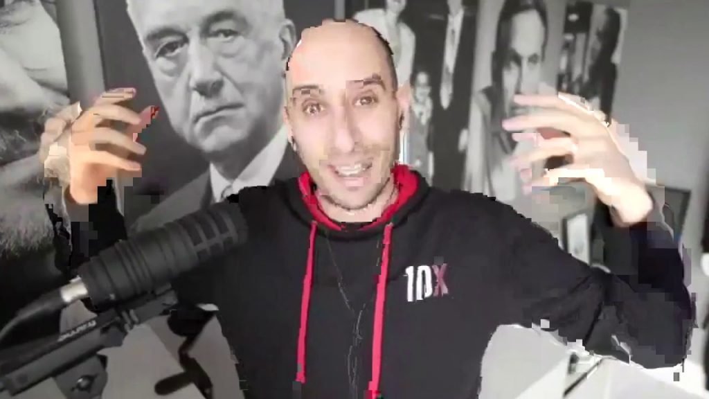 Evan Carmichael speaking at Grant Cardone’s 10X Virtual Zoom Event