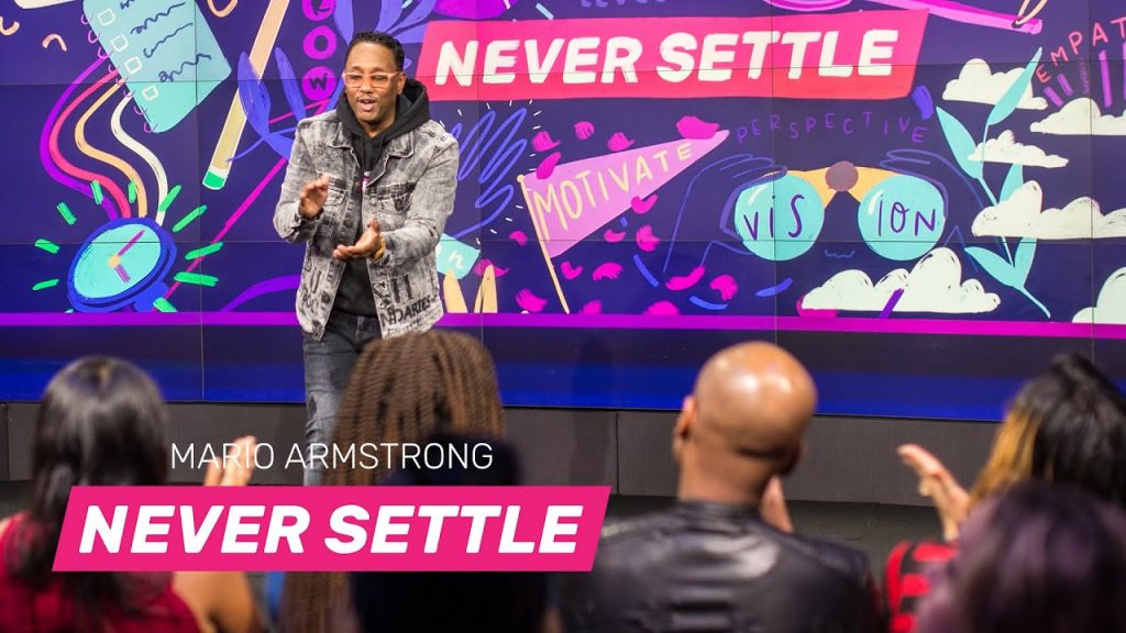 Welcome to Mario Armstrong Never Settle Network