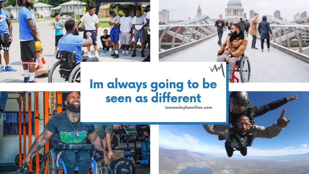 “I’m always going to be seen as different.” Wesley Hamilton