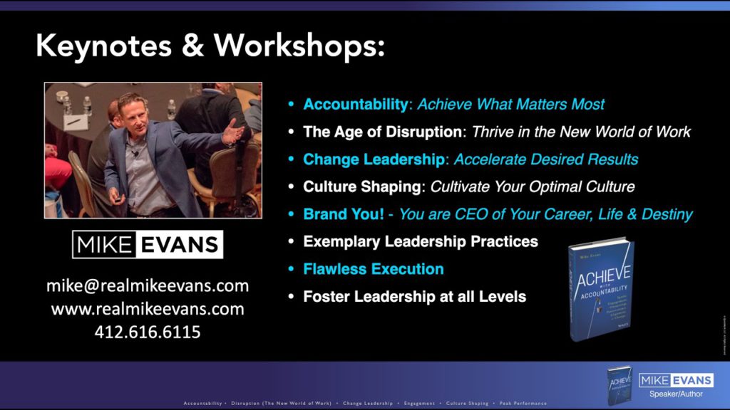 Mike Evans in Action: Watch Mike interact and work with clients around the globe