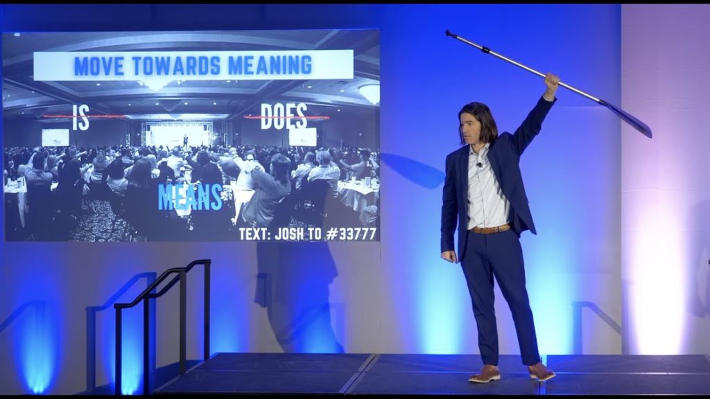 Joshua M Evans, Keynote Speaker, presents Grab Your Paddle