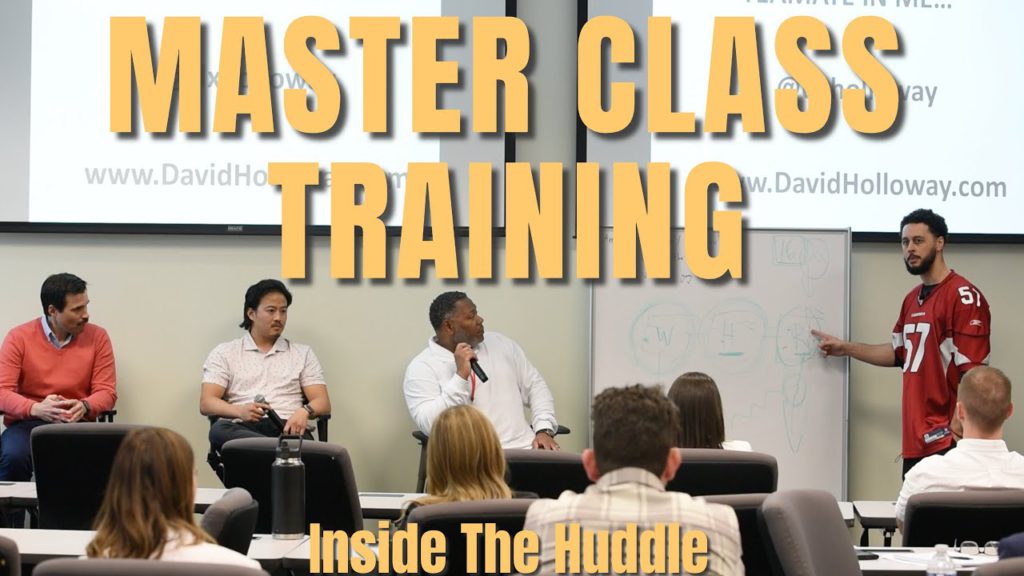 Motivational Speaker David Holloway’s Master Class Workshops and Trainings