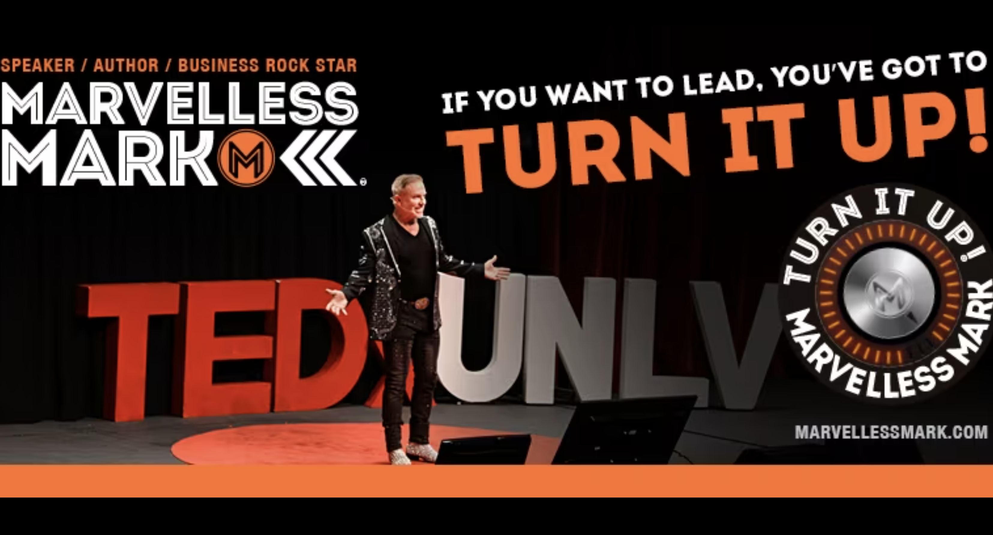 Speaking Demo – How To Turn It Up Every Single Day – Marvelless Mark Keynote Speaking Experience Reel