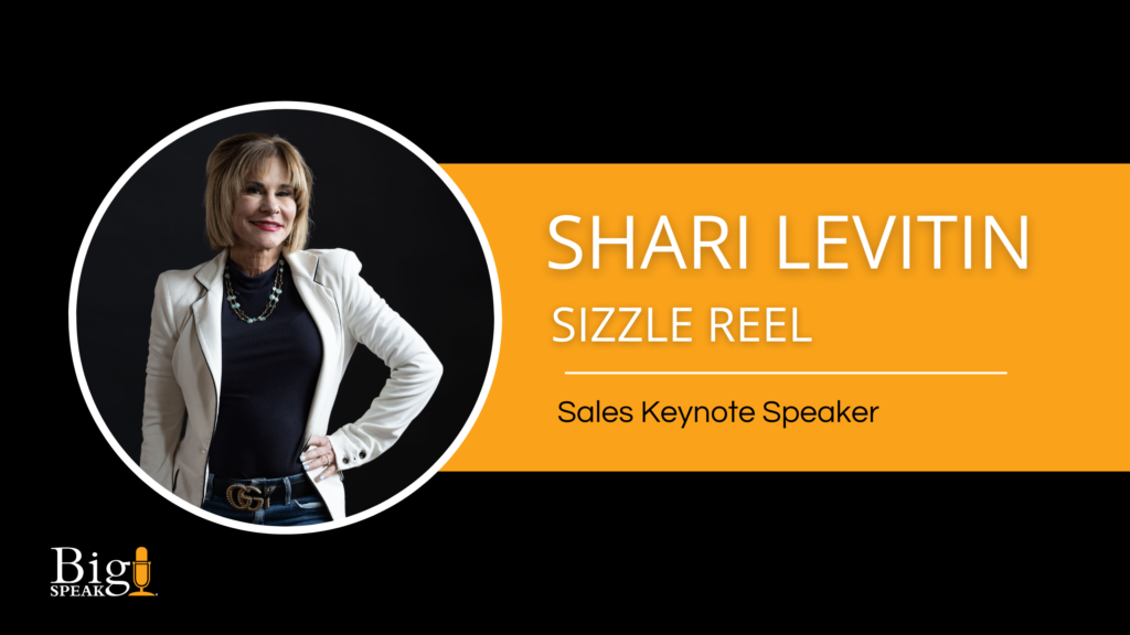 Shari Levitin – Sales Keynote Speaker – Sizzle Reel