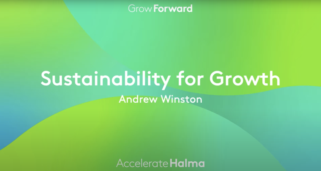 Sustainability for Growth – Virtual keynote October 2021