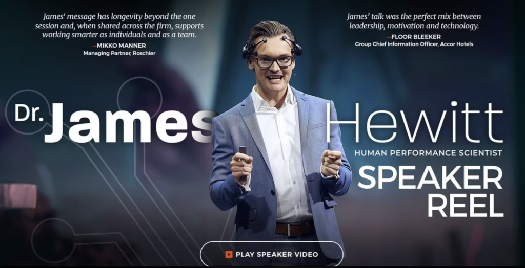 James Hewitt Speaker Reel 2025