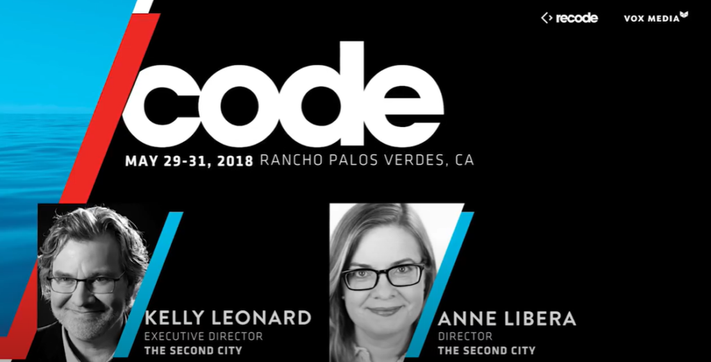 Two Second City directors show how improv can be used the workplace | Code 2018