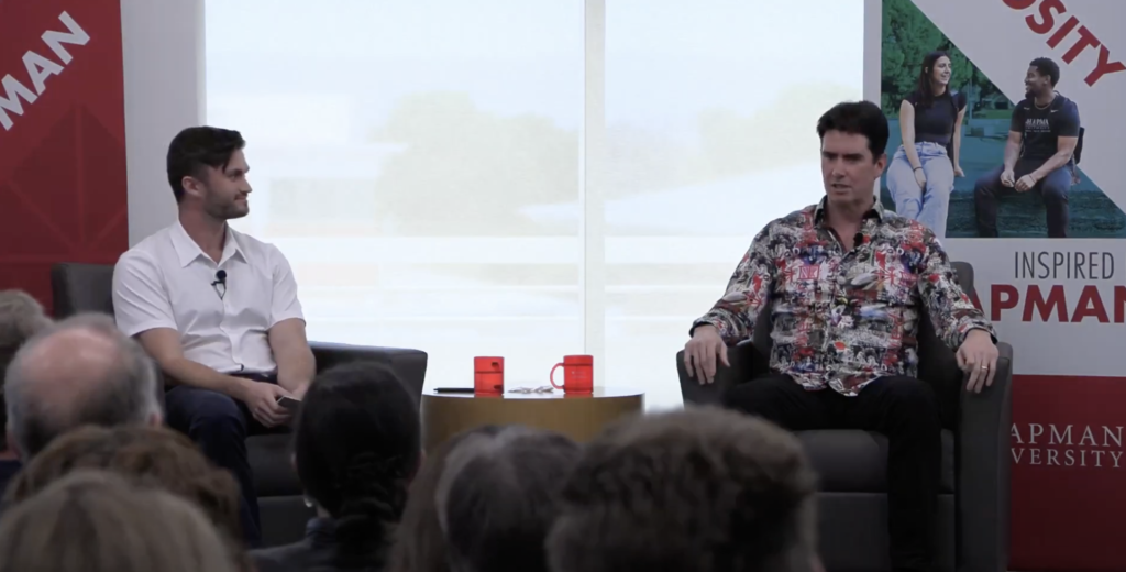 Noah & Adam Cheyer Chapman Parent Weekend Fireside Chat