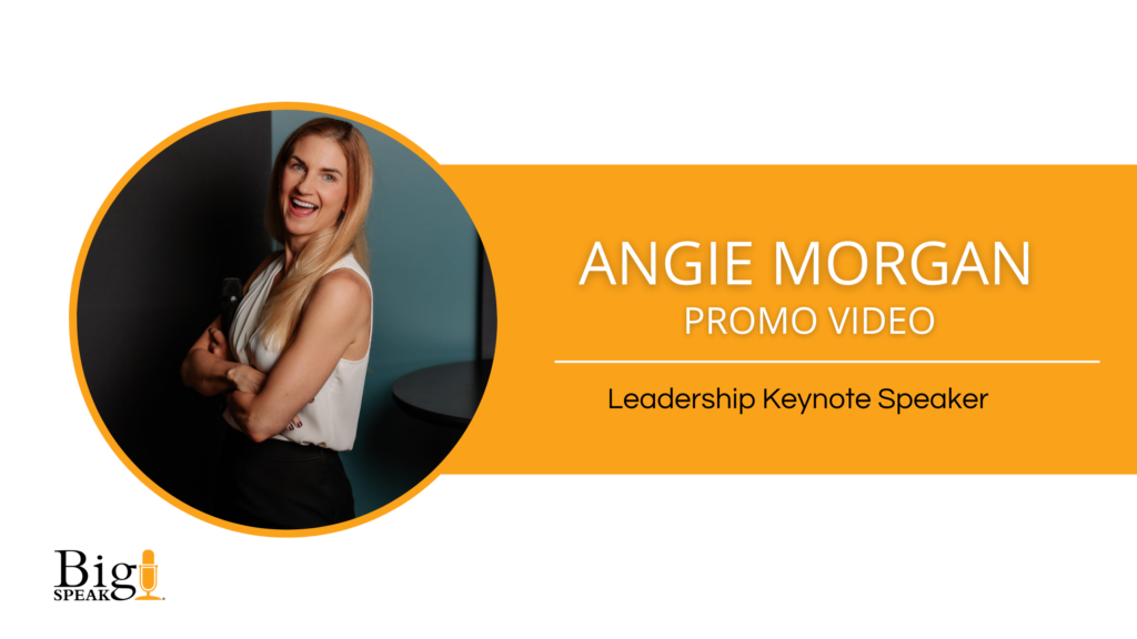 Angie Morgan – Leadership Keynote Speaker – Promo Video