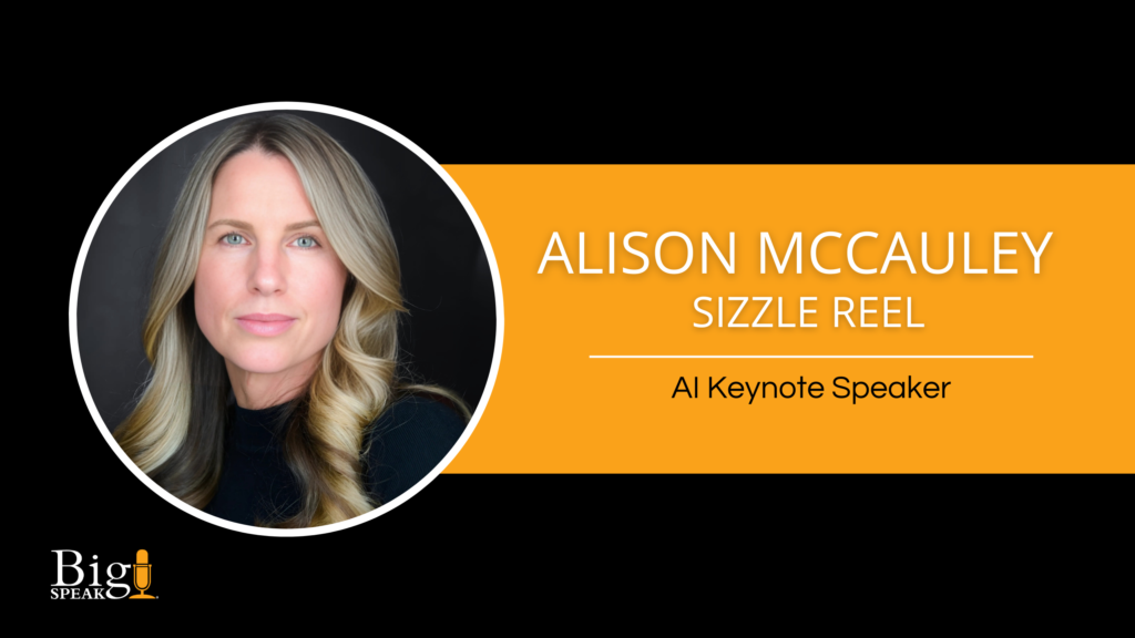 Alison McCauley – AI Speaker – Speaker Reel – 2026
