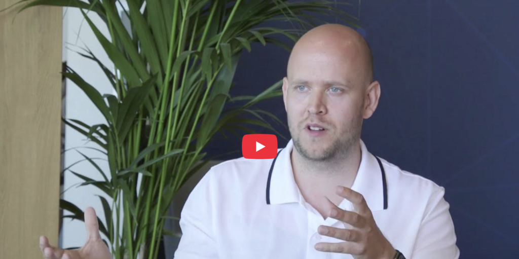 Spotify CEO Daniel Ek talks about innovation