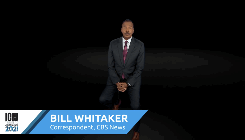 Bill Whitaker of “60 Minutes” Receives the 2021 ICFJ Founders Award