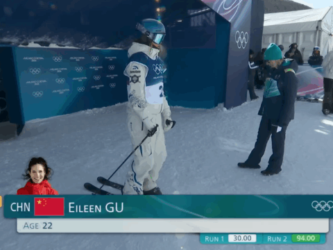 Eileen Gu gets her gold in halfpipe, earns THIRD medal at 2026 Winter Olympics | NBC Sports