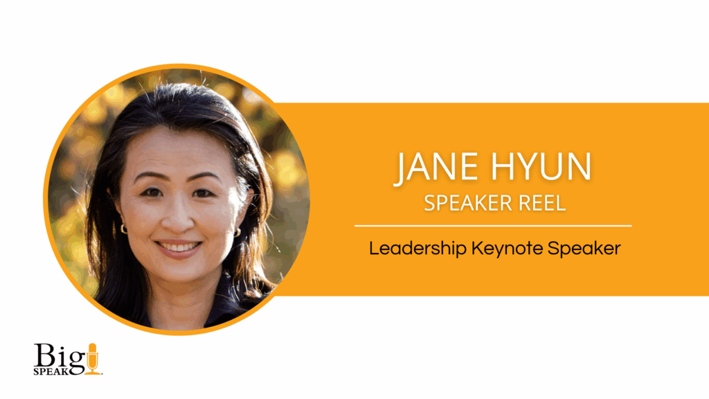 Jane Hyun – Leadership Keynote Speaker – Speaker Reel