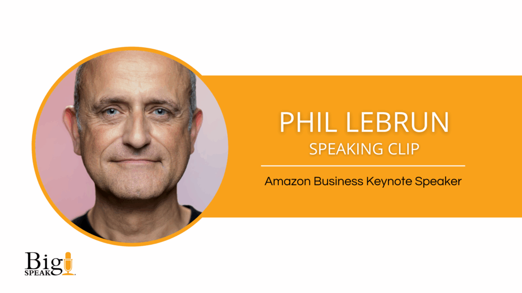 Phil Le-Brun – Amazon Business Keynote Speaker – Speaking Clip