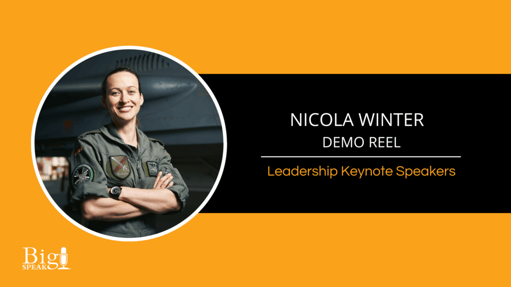 Nicola Winter – Demo Reel – Fighter Pilot, Esa-Reserve-Astronaut, Aerospace Engineer Keynote Speaker