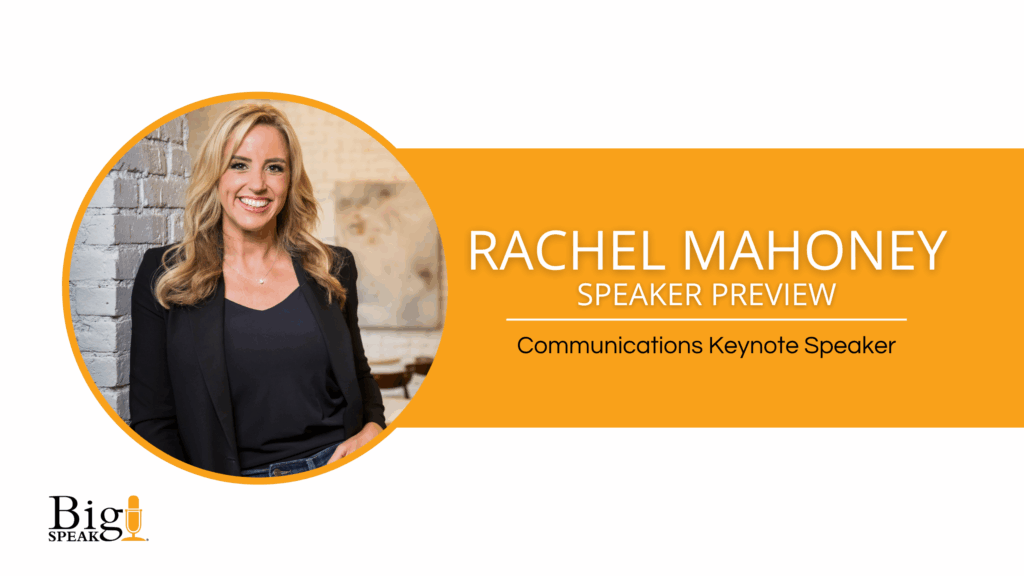 Rachel Mahoney – Communications Keynote Speaker – Demo Reel