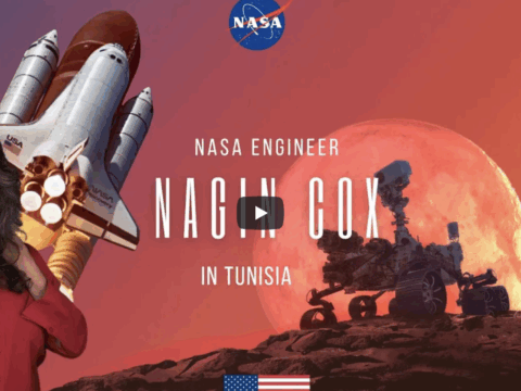 NASA spacecraft engineer Nagin Cox visit to Tunisia
