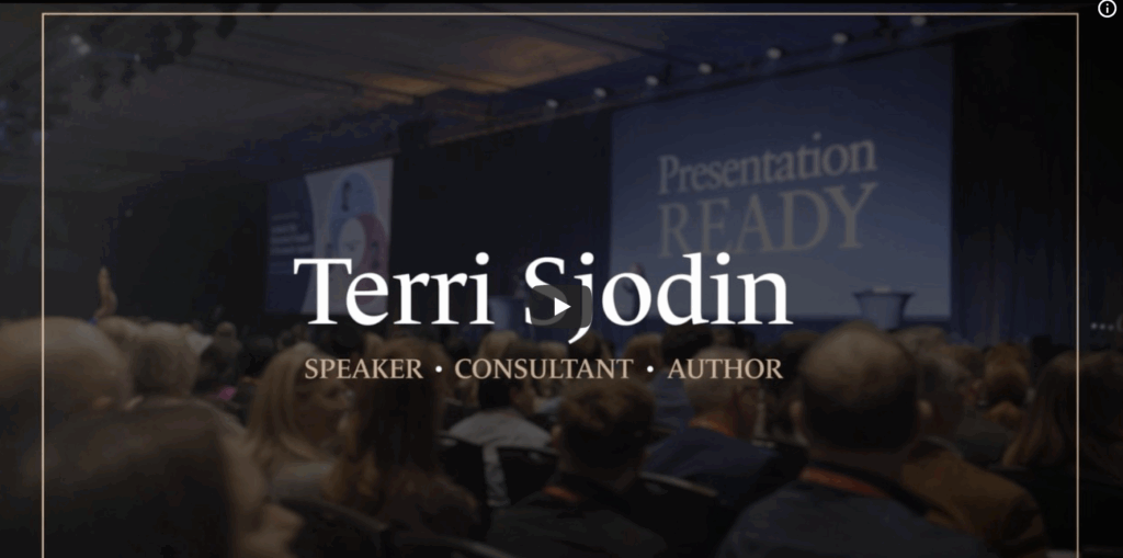 Terri Sjodin – Speaker Preview Video
